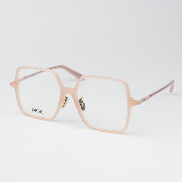 Dior MINI CD Women Eyeglasses Pink Square MINI CD O S7F 4000 BRAND NEW - Picture 1 of 9